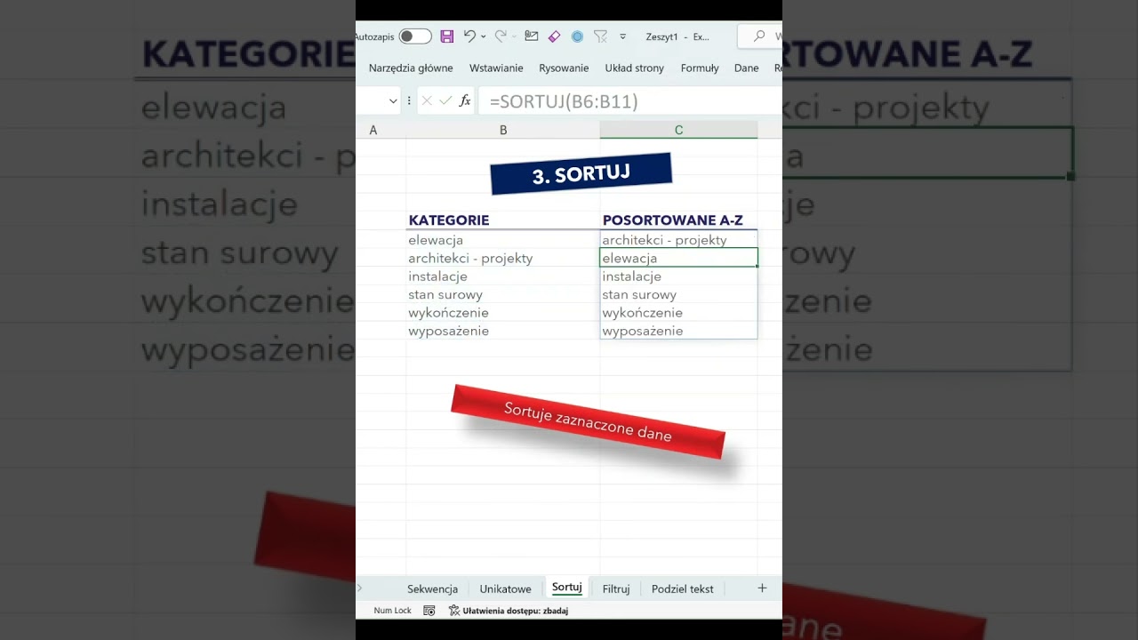 5 funkcji DYNAMICZNYCH Excela, które musisz znać.